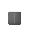 Ajax SOLOBUTTON Grigio Grafite Pulsante Solo interruttore luce Ajax Systems 2 moduli (2gang)