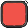 Annadue ABS Antipolvere Fotografia Custodia Impermeabile Custodia Subacquea Filtro per Obiettivo per GoPro 8 (Rosso)