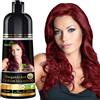 Herbishh Shampoo per capelli grigi - Shampoo naturale per tinture per capelli - Colora i capelli in pochi minuti - Colore di lunga durata - 500 ml - Colore dei capelli 3 in 1 - Senza ammoniaca