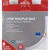 HOME-GAZ Home Gaz Lyre - Tubo flessibile per gas, lunghezza 0,35 m