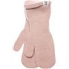 KNITAS Guanti a maglia monostrato in lana per neonati bambini I guanti invernali caldi a maglia per ragazzi e ragazze 0,5-2 anni I comodi guanti morbidi di colore rosa - taglia 3-4