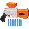 Nerf Hasbro Fortnite - SR (Blaster ad azionamento a Martello con 4 dardi, Include cannocchiale Rimovibile e 8 dardi Ufficiali Elite)