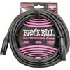 Ernie Ball Cavo Canon Microfono Intrecciato 6,10 metri XLR M/F PVC Nero 6392