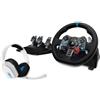 Logitech Bundle Volante e Pedaliera Simulatore Guida Logitech G29 Cuffia Gaming Astro A10