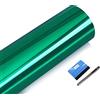 NewL Pellicola Vinile Autoadesiva Cromo Specchio Verde 30 x 150 cm