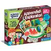 Clementoni Lab-Apprendista kit esperimenti di scienza, esploratore, gioco scientifico bambini 5 anni+, laboratorio, versione in italiano, Made in Italy, Multicolore, Medio, 19268