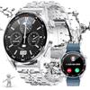 FOXBOX ST15 Orologio Smartwatch Uomo, 1,39 Smart Watch con 24/7 Frequenza Cardiaca, Pressione Sanguigna, SpO2, Monitor del Sonno per Android iOS, 100+ Sports, IP68 Impermeabile, Chiamate Bluetooth