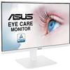 ASUS VA27DQSB-W Eye Care Monitor - 27 inch, FHD (Full HD 1920 x 1080), IPS, Frameless, 75Hz, Adaptive-Sync, DisplayPort, HDMI, Eye Care, Low Blue Light, Flicker Free, Wall Mountable