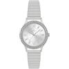 Spirit Orologio analogico al quarzo da donna con cinturino in lega di acciaio SP4011, Argento lucido