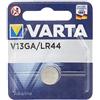 Varta V13GA, LR44, A76, 82, LR1154, 357A pila a bottone, 125mAh, Paco da 5