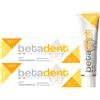 Betadent KIT 2 DENTIFRICIO SOFT per denti sensibili. Contrasta l'infiammazione gengivale. Azione sanitizzante e lenitiva. Con aloe vera, tea tree oil e ingredienti naturali. 2x100ml