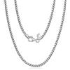 Amberta Collana da Uomo in Argento Sterling 925