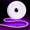 iNextStation Striscia LED 5M Viola, 12V Nastri LED Neon 600LEDs Flessibile Impermeabile IP65, Silicone Luce Striscia LED Neon per Interior, Exterior, Bar, Festa, DIY (Senza Adattatore)