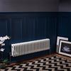 Warmehaus - Radiatore Orizzontale Tradizionale Ghisa Stile Bianco Tripla Colonna 300 x 1190 mm