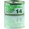 Natural code 14 gatto tonno e verdure 85 gr