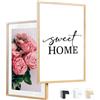 edihome, Cornice A3, (2 unità), 29,7 x 42, Legno, Portafoto, Laminato Acrilico, per Diploma Universitario, da Parete, Poster, Cornici, per Quadri (Legno, 2 unità)