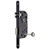 Vachette Aube Vachette D25R-A40/N/SC - Serratura a incasso, colore: Nero, asse 40 mm