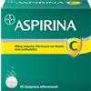BAYER SpA Aspirina C - Trattamento sintomatico di mal di testa, febbre e dolori da lievi a moderati - 40 compresse effervescenti 400 + 240mg
