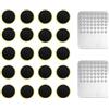 CTRICALVER Patch per Pneumatici per Biciclette Kit, Kit ripara gomme Bici con 20 PCS Patch per Pneumatici per Biciclette E 2pcs Lima di Metallo