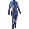 PROTAURI Muta da donna da 3 mm, ultra elasticizzata con cerniera frontale in neoprene, costume intero per immersioni, mantiene al caldo per snorkeling, immersioni, surf in acqua fredda