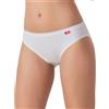 Intimitaly Liabel - Slip Donna Cotone Pacco da 6 Mutande Donna Elastico Comfort Nere o Bianche Anti Irritazioni sulla Pelle (2, Bianco)