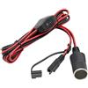 Cavo Di Prolunga SAE A Sgancio Rapido 4 Pezzi Da 30 Cm – 14AWG In Rame – Per Pannelli Solari, Auto, Camper, Moto E Trattori
