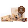 GUSTOEMILIA Cesta Gourmet con Parmigiano Reggiano Stagionato, Miele e Aceto Balsamico Invecchiato - Perfetta come Regalo di Cucina Italiana per Tutte le Occasioni