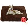 DOTBUY-SHOP Cuccia Cane Interno Rettangolare, Peluche Cuccia Gatto e Cane Cuscino per Cani, Lavabile e Morbido Cuscino per Animale Domestico, per Animali di Grandi Dimensioni (50X40cm,caffè)