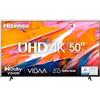 Hisense 50 UHD 4K 50A6K, Smart TV VIDAA U6, Dolby Vision, HDR 10+, Alexa, Tuner DVB-T2/S2 HEVC 10, Nero