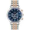 Spirit Orologio analogico al quarzo da uomo con cinturino in acciaio inox SP3031, Argento lucido e oro rosa