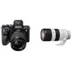 Sony Alpha 7 IV Kit Fotocamera Mirrorless Full-Frame 33 Mp Con Obiettivo Sony 28-70 Mm F3.5-5.6, Nero + Obiettivo SEL70200GM