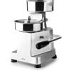 Lacor - 60227 - Pressa per Hamburger, Acciaio Inox, Meccanismo a Leva, 500 Distanziali, Antiscivolo, Facile Pulizia, 13 cm