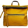 Cheval Firenze Zaino Enif, Vera Pelle Made in Italy (Giallo Senape)