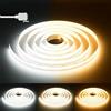 PAUTIX Striscia LED COB CCT 10M 24V,Bianco Regolabile 2700K-6500K LED Strip | 640LED/m,CRI90+,Illuminazione Lineare Brillante e Uniforme,Strisce LED COB CCT per Cucina,Casa Decor(Senza Adaper&Controller)