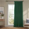 HPD Half Price Drapes Tende oscuranti in finto lino, per camera da letto, lunghe 274 cm (1 pannello), 100 x 108 L, extra larghe, per soggiorno, decorazione per la casa, verde chiave