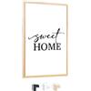 edihome, Cornice A3, (1 unità), 29,7 x 42, Legno, Portafoto, Laminato Acrilico, per Diploma Universitario, da Parete, Poster, Cornici, per Quadri (Legno - 1 unità)