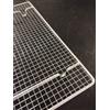 GRIGLIA INOX A RETE 60 X 40 CON PIEDINI