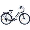 i-Bike City Easy Vivaldi, Bicicletta elettrica Unisex Adulto, Bianco, Standard
