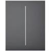 Ajax CENTERBUTTON 2-Gang tasto centrale per lightswitch 2-gang Grigio Grafite