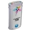 HP : Cartucce Plotter Compatibile ( Rif. HP 728 C ) - Ciano - ( 130 ml ) - ( F9J67A )