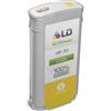 HP : Cartucce Plotter Compatibile ( Rif. HP 70 Y ) - Giallo - ( 130 ml ) - ( C9454A )