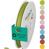 Halbach Seidenbänder Nastro regalo | larghezza 10 mm lunghezza 25 m | nastro prodotto in Germania | nastri regalo in una vasta gamma di colori e larghezze, perfetto per confezionare e decorare,