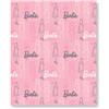 Barbie Character World Coperta in pile con licenza ufficiale Barbie, design camera da letto, caldo e super morbido, perfetto per casa, camera da letto, pigiama party e campeggio