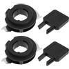 Coppia Adattatori Per Fari LED H7 – Supporti In Alluminio Per Montaggio Lampadine Aftermarket Su Attacco Originale, Universale Per Auto (Qashqai, A4, Serie 5, Ecc.)