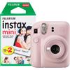 Fujifilm Instax Mini 12 Pink + 1 Pellicola da 20 foto, Fotocamera a stampa immediata