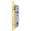 Yale Serratura per porte in legno Y52X1050 ottone lucido, bordi tondi, entrata 50mm