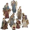 Kurt S. Adler Kurt Adler presepe, Set in Resina, 15,88 cm, Set di 8 Pezzi