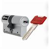 Lince Cilindro di alta sicurezza Lince C7 L30+30, triplo blocco brevettato, anti-bumping, anti-rottura, funzione antipanico, 5 chiavi reversibili, certificato EN 1303:2016.