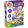 Science4You-Tappetino da Colorare Mondo Magico Tappetino per Dipingere Lavabile Disegna e Dipingi 7 Pennarelli Colorati, Giochi Educativi Bambini +3 Anni, 80002802