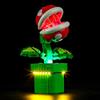 BRIKSMAX Kit di illuminazione a led per LEGO Super Mario Pianta Piranha - Compatible with Lego 71426 Modello di blocchi predefiniti- Non includere il set Lego